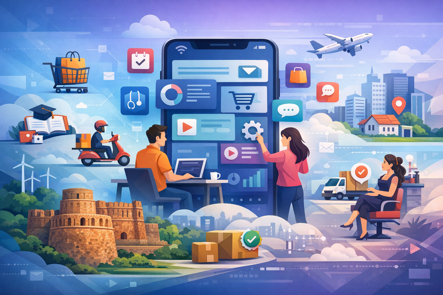 Custom app development in Hisar, India