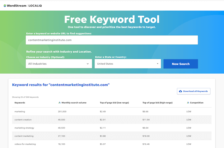 competitor-keyword-tools-free-keyword-tool-wordstream